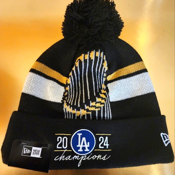 Los Angeles Dodgers New Era MLB 2024 World Series Champions Locker Room Beanie - Picture 1 of 6